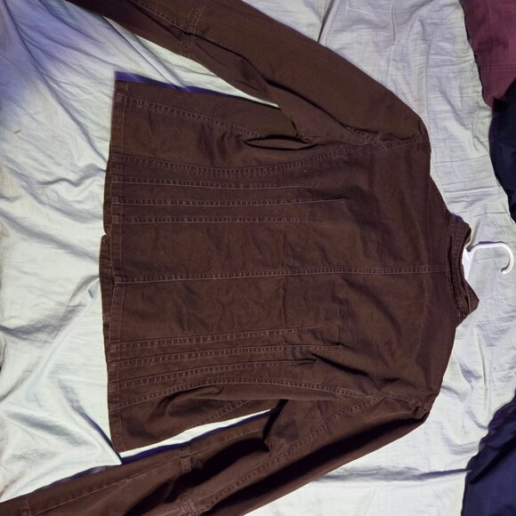 Clio Brown Button-up Jacket - Picture 2 of 3